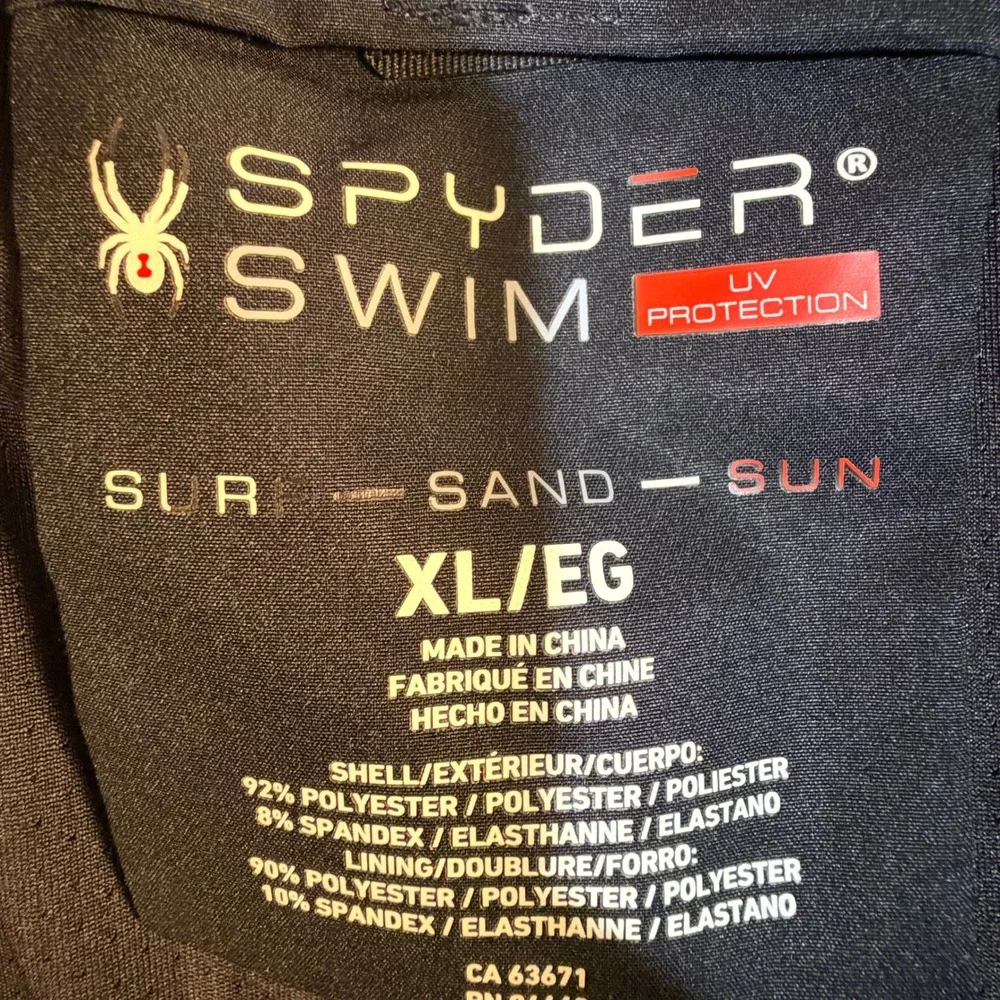 Spyder swim trunks